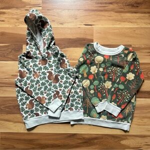 Pair of Winter Water Factory sweatshirts